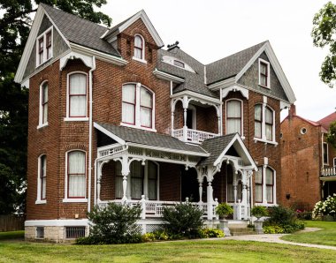 Washington 'da güzel bir binanın yakın çekimi.