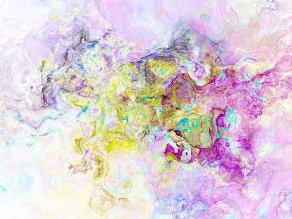 Soyut arkaplan illüstrasyonuna bir göz atın, modern hipster fraktal alev grafiği. Renkli sürreal poster, afiş