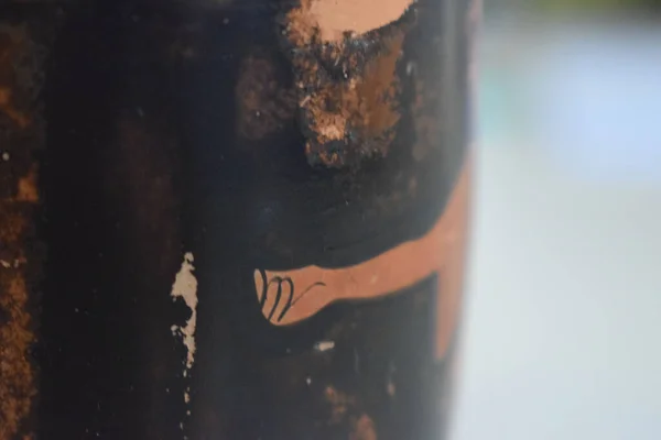 古代ギリシャ様式の花瓶のクローズアップショット — ストック写真