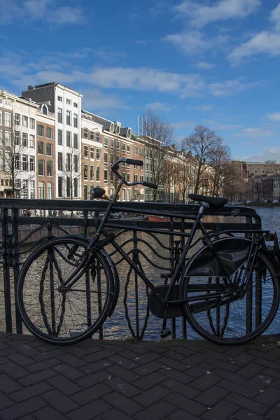 Bicycle Bridge Amsterdam Netherlands — Stock Photo, Image