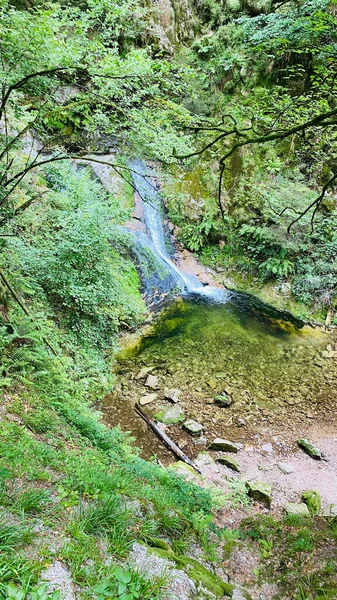 Beautiful Shot All Saints Waterfalls Sunny Day — Stock Photo, Image