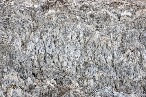 Textura Una Roca Salada Erosionada Por Lluvia — Foto de Stock