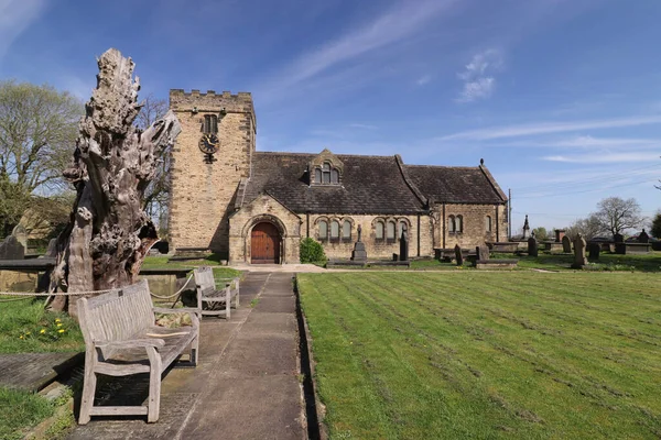 Una Hermosa Vista Iglesia Santiago Altham Lancashire — Foto de Stock