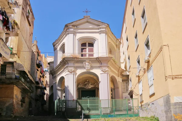 Stary Kościół Neapolu Włochy — Zdjęcie stockowe