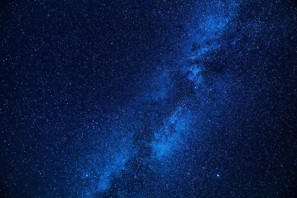 A bright starry night with millions of stars and a galaxy Milky way
