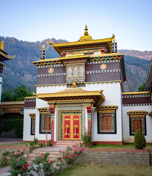 Una Hermosa Vista Del Monasterio Budista Del Himalaya —  Fotos de Stock