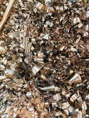 Bronz geri dönüşüm için endüstriyel bir atık. Yüksek Kalite Fotoğraf