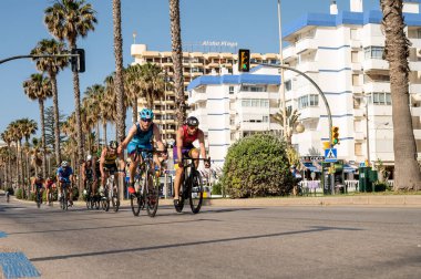 Benalmadena Malaga bisiklet testinde triatlon yarışı, Mayıs 2022