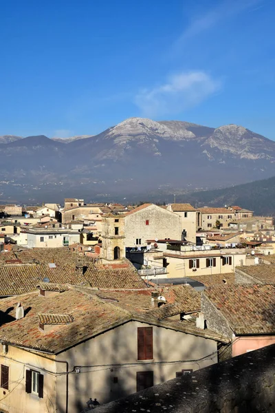 Krásný Výhled Vesnici Alatri Regionu Lazio Itálii — Stock fotografie