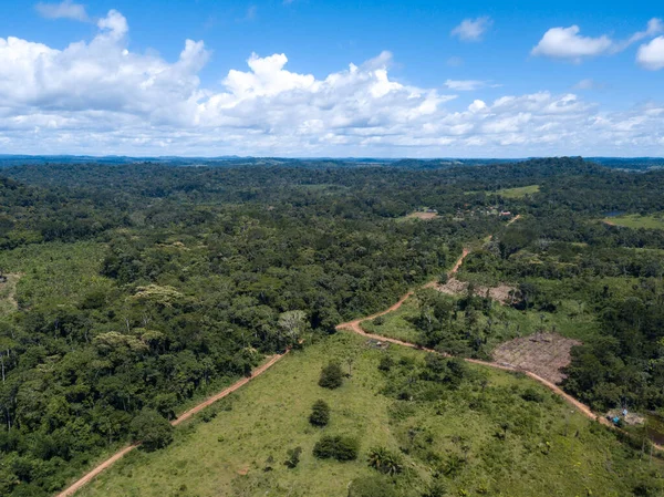 Aerial Shot Amazon Rainforest Brazil South America — Stock Photo, Image