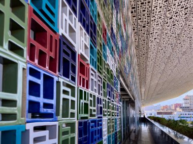 Casa voyageurs tren istasyonunun modern işareti.