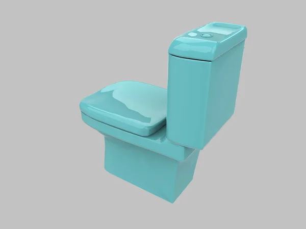 Luce Blu Toilette Illustrazione — Foto Stock
