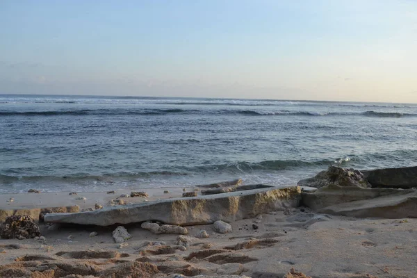 Пляжі Копають Велику Дірку — стокове фото