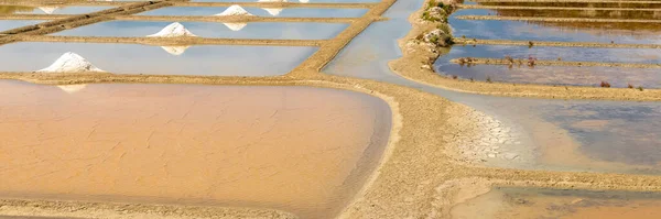 Guerande Brittany Panorama Salt Marshes — Stock Photo, Image