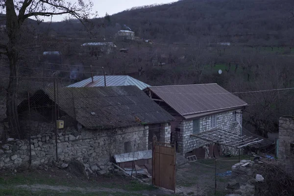 纳戈尔诺 卡拉巴赫Artsakh村一座古屋的美丽风景 — 图库照片