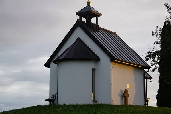 Een Prachtige Opname Van Schindelbergkapelle Kapel Ostringen Duitsland — Stockfoto