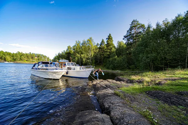Urlaub Mit Dem Boot Oslo Fjord Norwegen — Stockfoto
