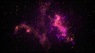 Soyut alan arkaplanı. renkli nebula.