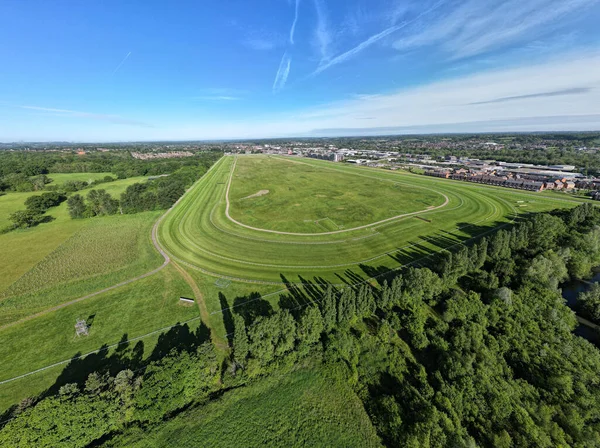 Newbury Berkshire United Kingdom May 2022 Wide Angle Aerial View — Stock Photo, Image
