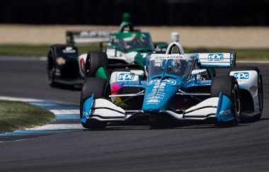 Indy 500 'ün bir otomobil yarışı - pratik ve eleme. Indianapolis Motor Yarış Pisti