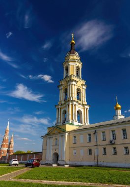 Kolomna şehrindeki Epifani Staro-Golutvin Manastırı 'nın güzel bir manzarası