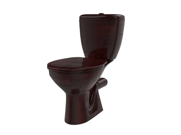 Isolerad Sits Toalett Badrum Sanitära Illustration — Stockfoto