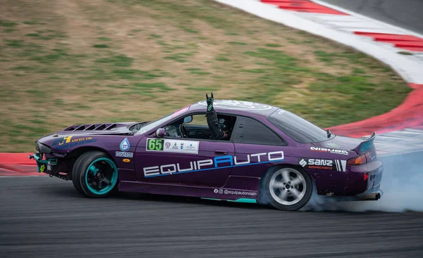 Nissan Silvia S14 Drifting Race Track — Foto Stock