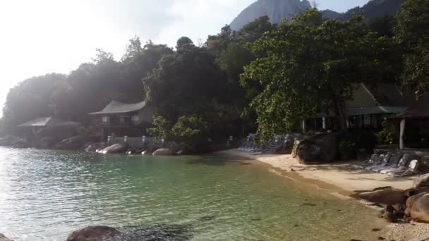 Una Vista Panorámica Del Minang Cove Resort Pulau Tioman Island — Vídeos de Stock