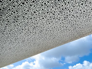 Casa voyageurs tren istasyonunun modern işareti.