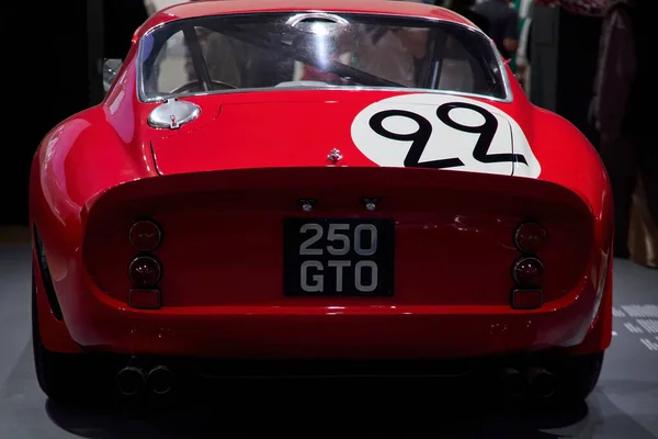 Motion Bir Ferrari 250 Gto Otomotiv Sanat Mimarlık Sergisi Guggenheim — Stok fotoğraf