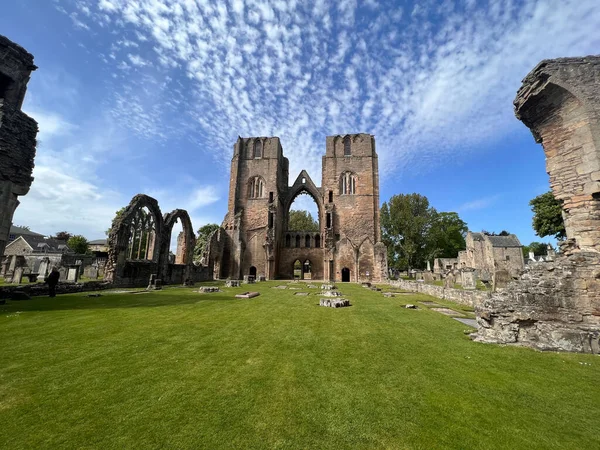 Stunning Shot Ruins Elgin Cathedral Sunny Day — Photo