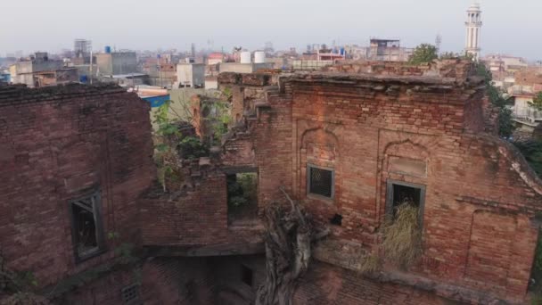 Une Séquence Drone Musée Patrimoine Haveli Sujan Singh Rawalpindi Pakistan — Video