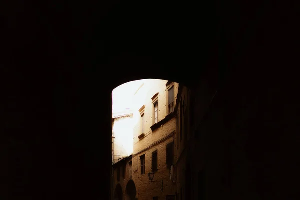 Detalle Arquitectónico Edificio Antiguo Toscana Italia — Foto de Stock