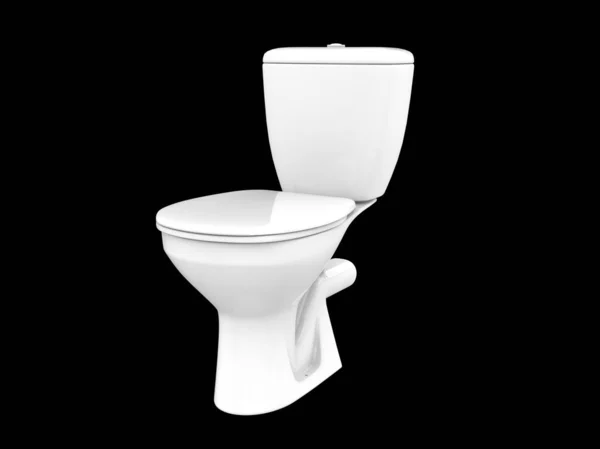 Isolated Seat Lavatory Closet Toilet Bathroom Porcelain Illustration — Stock Photo, Image