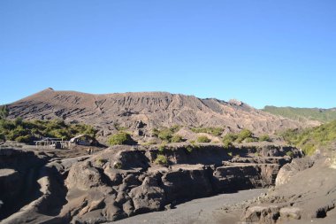 Bromo Dağı aktif somma volkanı ve Doğu Java, Endonezya 'daki İmparatorluk dağlarının bir kısmı