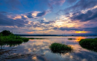 Sunset Harbor in NYC Long Island