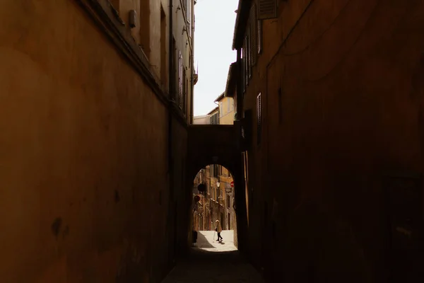 Некоторые Старые Жилые Здания Тоскане Италия — стоковое фото