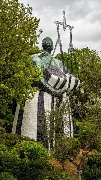 Grosseto 2022 Pracuje Tarot Garden Uměleckém Parku Capalbio Inspirovaném Tarotem — Stock fotografie