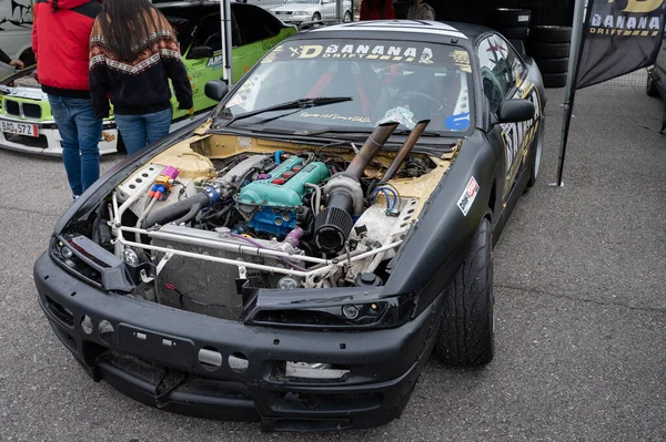 Engine Nissan Silvia S14 Prepared Drift — Stock Photo, Image