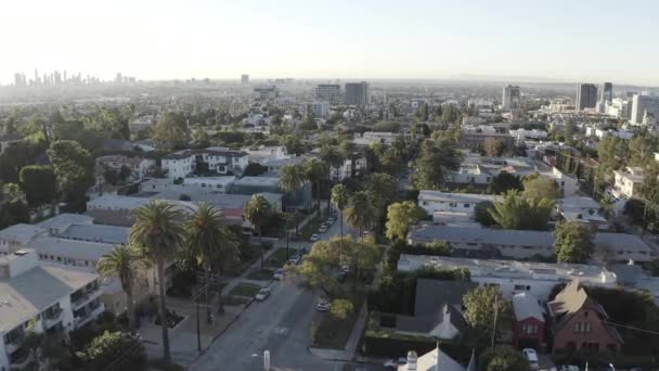 Eine Luftaufnahme Einer Schönen Stadtlandschaft — Stockvideo