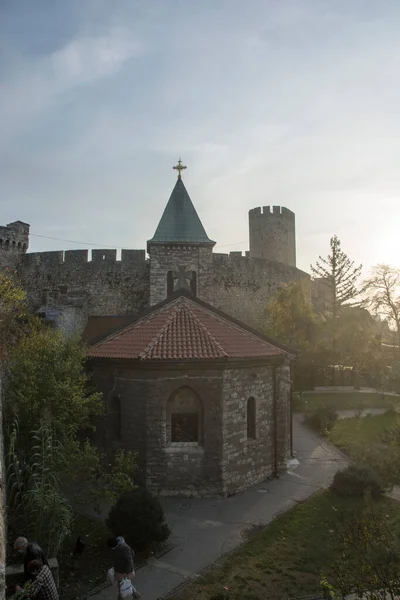 Ruzica Kyrka Kalemegdan Fästning Belgrad Serbien — Stockfoto
