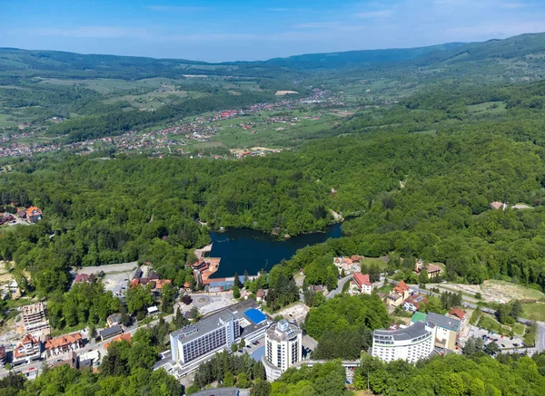 Luftaufnahme Des Sovata Resorts Rumänien Oben Sommer — Stockfoto
