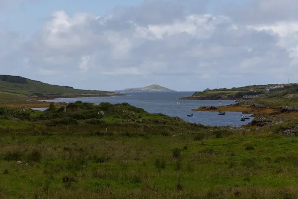 아일랜드의 해안에 안개낀 안개낀 — 스톡 사진