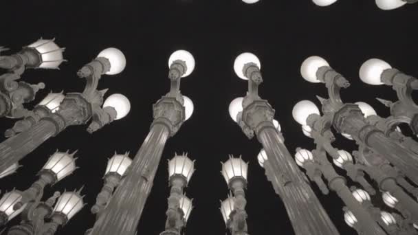 Beautiful View Lights Lacma Los Angeles — Video