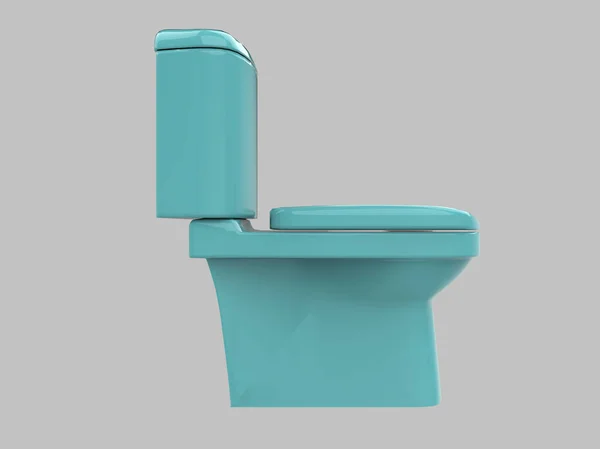 Luce Blu Toilette Illustrazione — Foto Stock