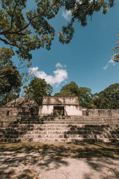 Sitio Arqueológico Maya Cahal Pech Ciudad San Ignacio Distrito Cayo — Foto de Stock
