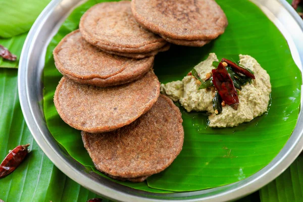 South Indian Famous Breakfast Raagi — Stock Photo, Image