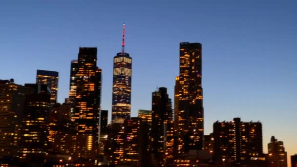 Una Vista Aérea Del Hermoso Paisaje Urbano Chicago Illinois Bajo — Vídeos de Stock