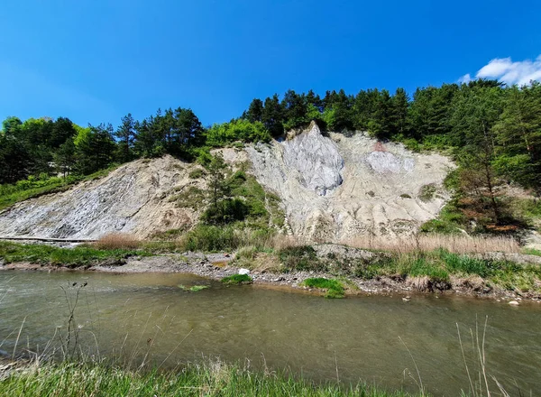 Zoutkloof Van Praid Resort Roemenië Van Bovenaf Gezien Antenne Drone — Stockfoto