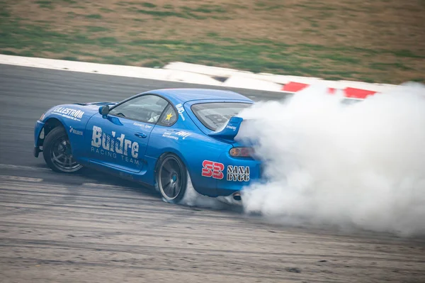 Toyota Supra A80 Smokey practicing drift on Okayama track!🏆 #assettoc